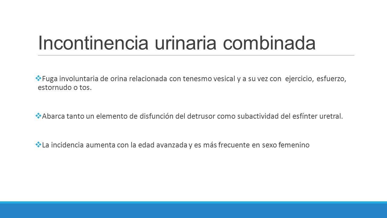 mala tos y micción frecuente